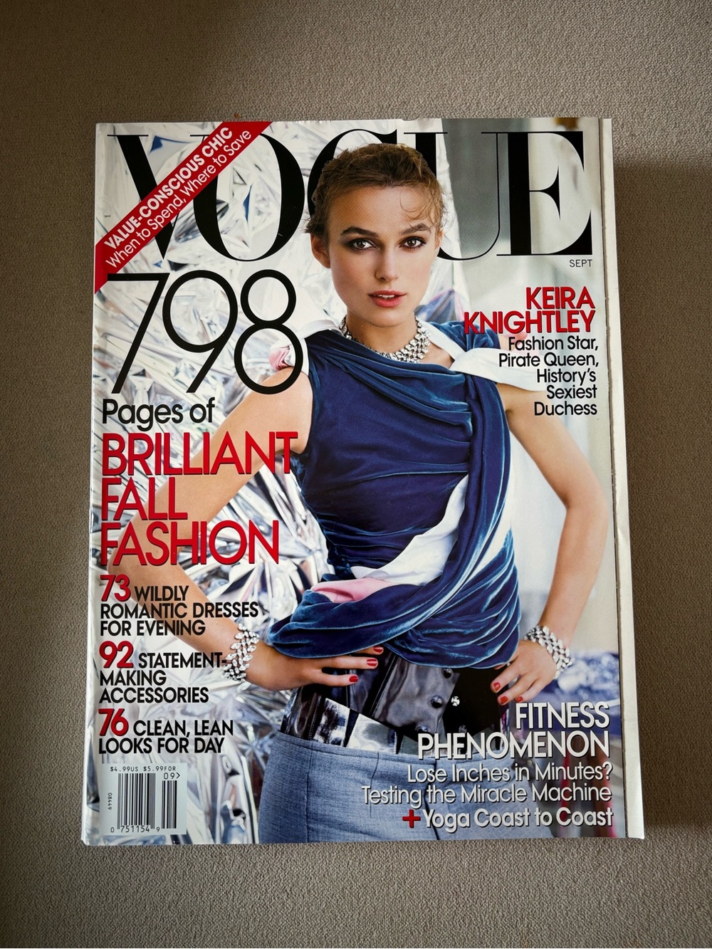 Vogue Magazine featuring Keira Knightley September 2008